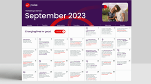 September Wellbeing Calendar
