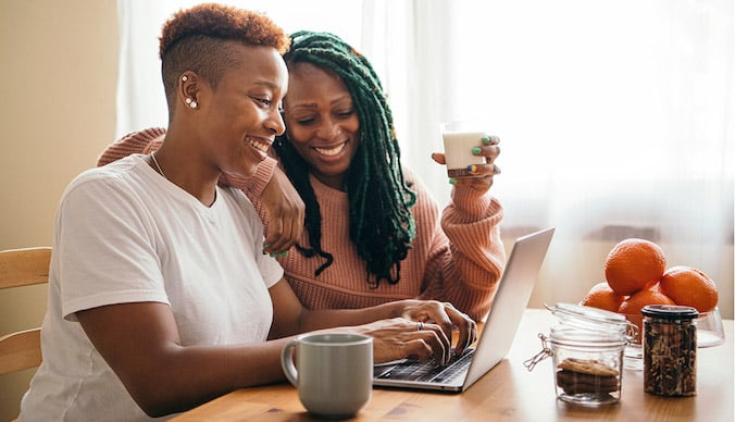 african american women diverse smiling family relationship