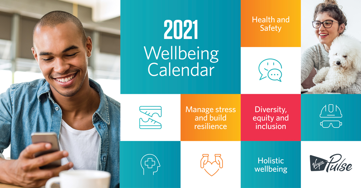 2021 Yearly Wellbeing Calendar Virgin Pulse