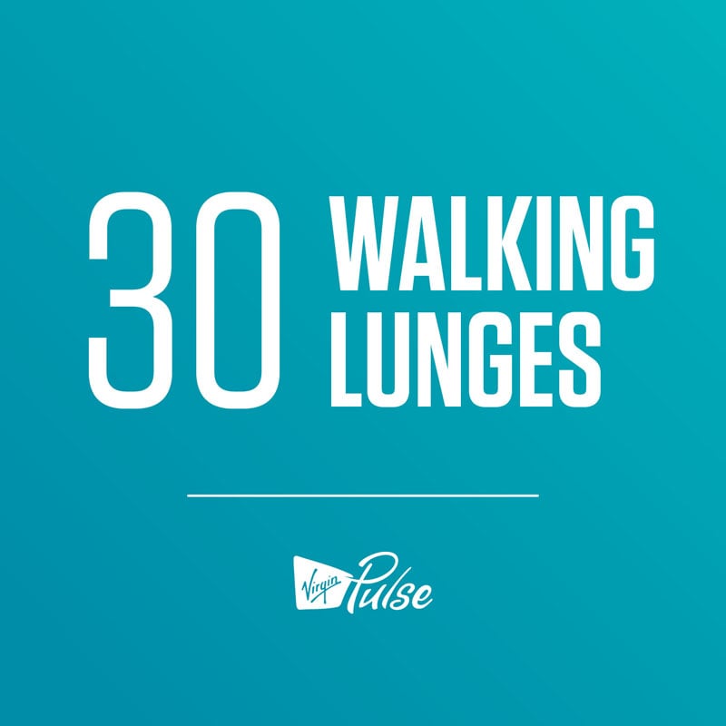 30 Walking Lunges